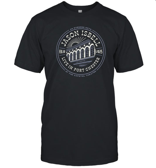 Jason Isbell Feb 20 2025 Port Chester, NY T Shirt Limited Edition
