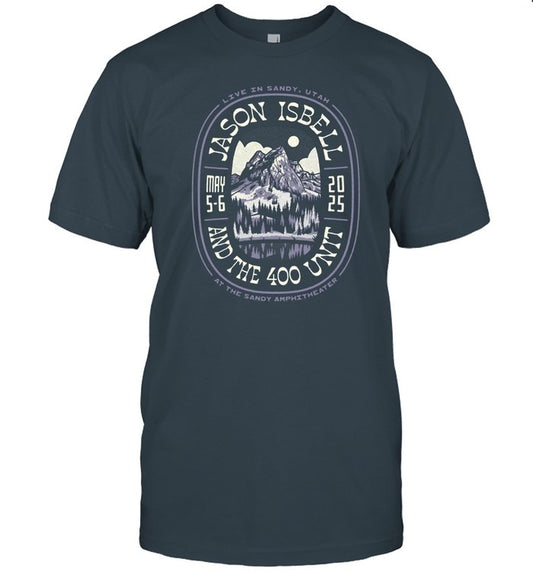 Jason Isbell and The 400 Unit May 5-6 2025 Sandy Amphitheater, Sandy, UT T Shirt