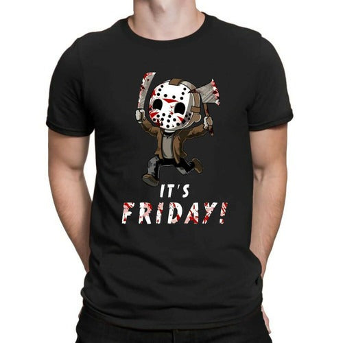 Jason Voorhees It Is Friday Funny Friday The 13Th Horror Movie Man's T-Shirt Tee