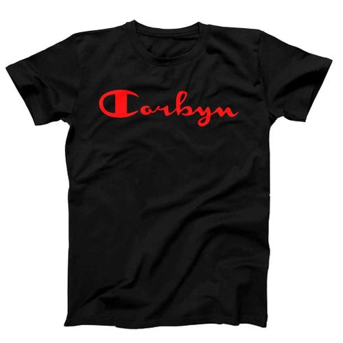 Jeremy Corbyn Parody Champ Labour Election Parody Funny Man's T-Shirt Tee