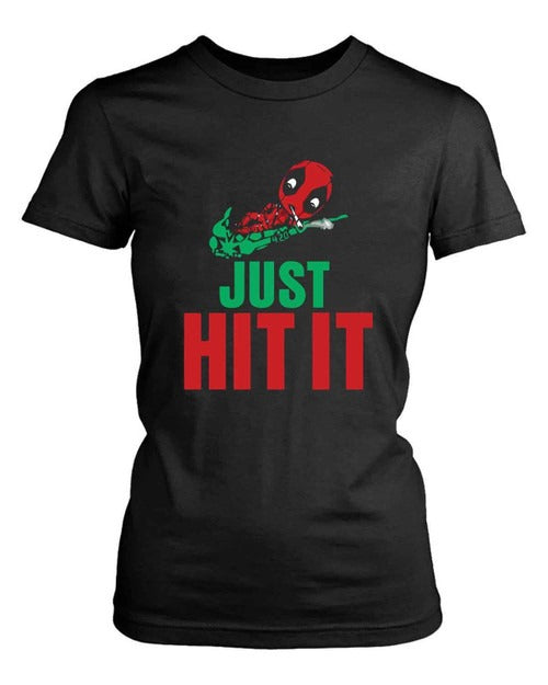 Just Hit It Funny Women's T-Shirt Tee