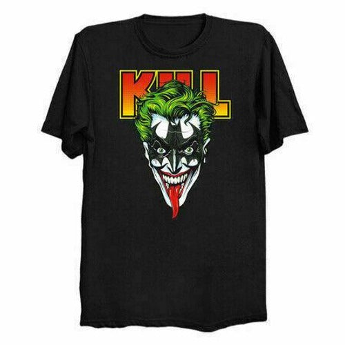 Kiss The Bat Joker Man's T-Shirt Tee