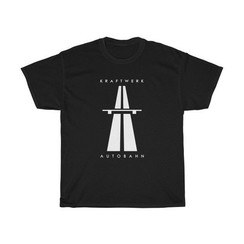 Kraftwerk Autobahn Retro Techno Black Man's T-Shirt Tee