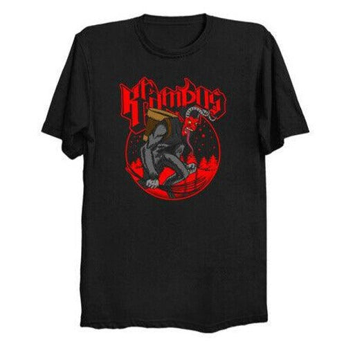 Krampus Metal Funny Christmas Demon Man's T-Shirt Tee