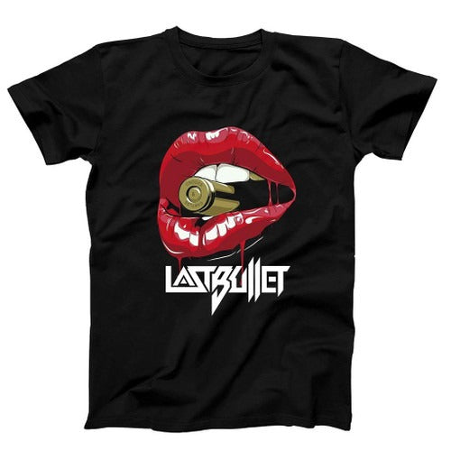 Last Bullet Rock Band Bad Girl Man's T-Shirt Tee