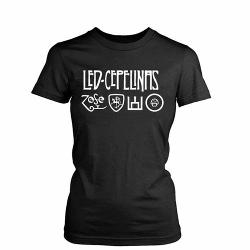 Led Cepelinas Led Zeppelin Lithuanian Parody Funny Women's T-Shirt Tee
