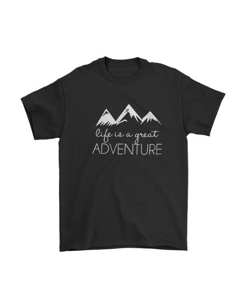 Life Is A Great Adventure Montains Man's T-Shirt Tee