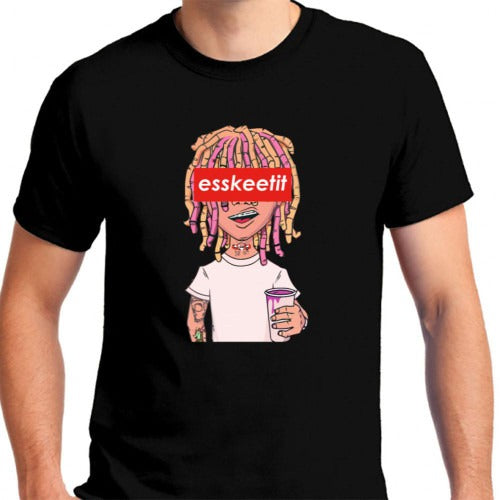 Lil Pump Esskeetit Mashup Gang Rap Hip Hop Man's T-Shirt Tee