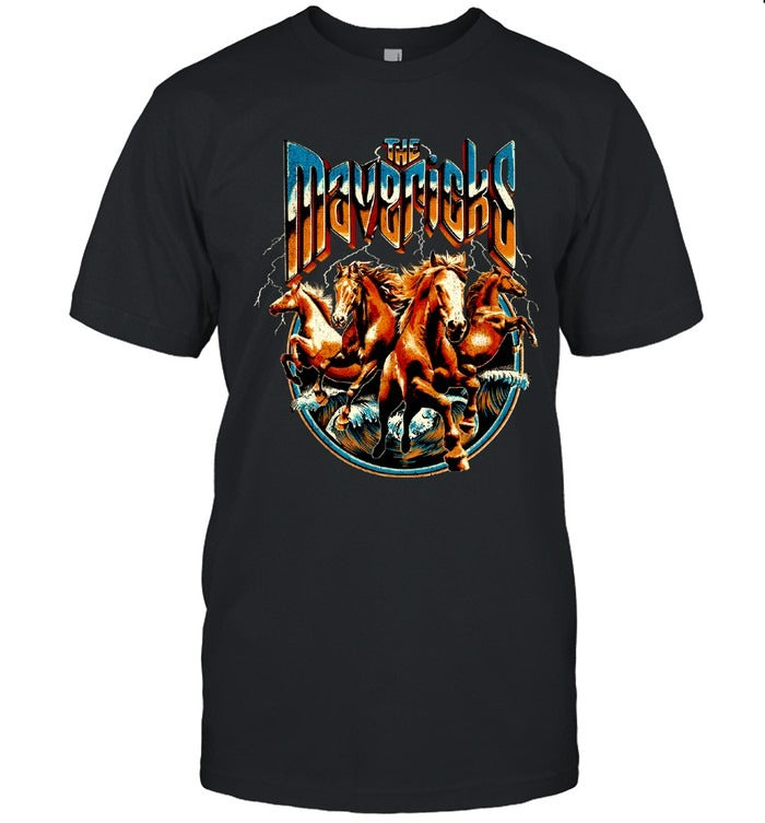 Limited The Mavericks 4 Horses T Shirt