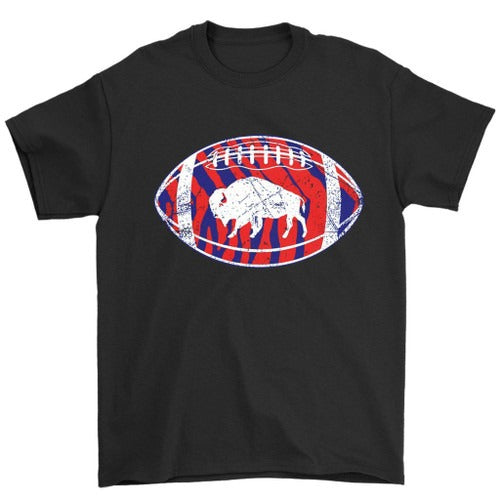 Mafia Bison Retro Football Man's T-Shirt Tee