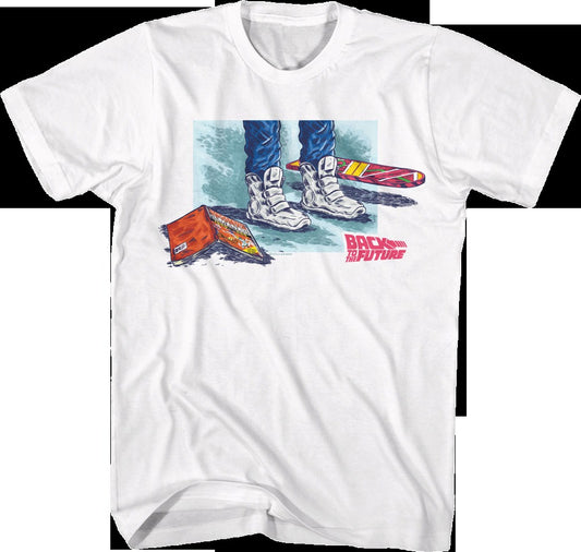 Marty's Sports Almanac Shoes Hoverboard Back To The Future T-Shirt