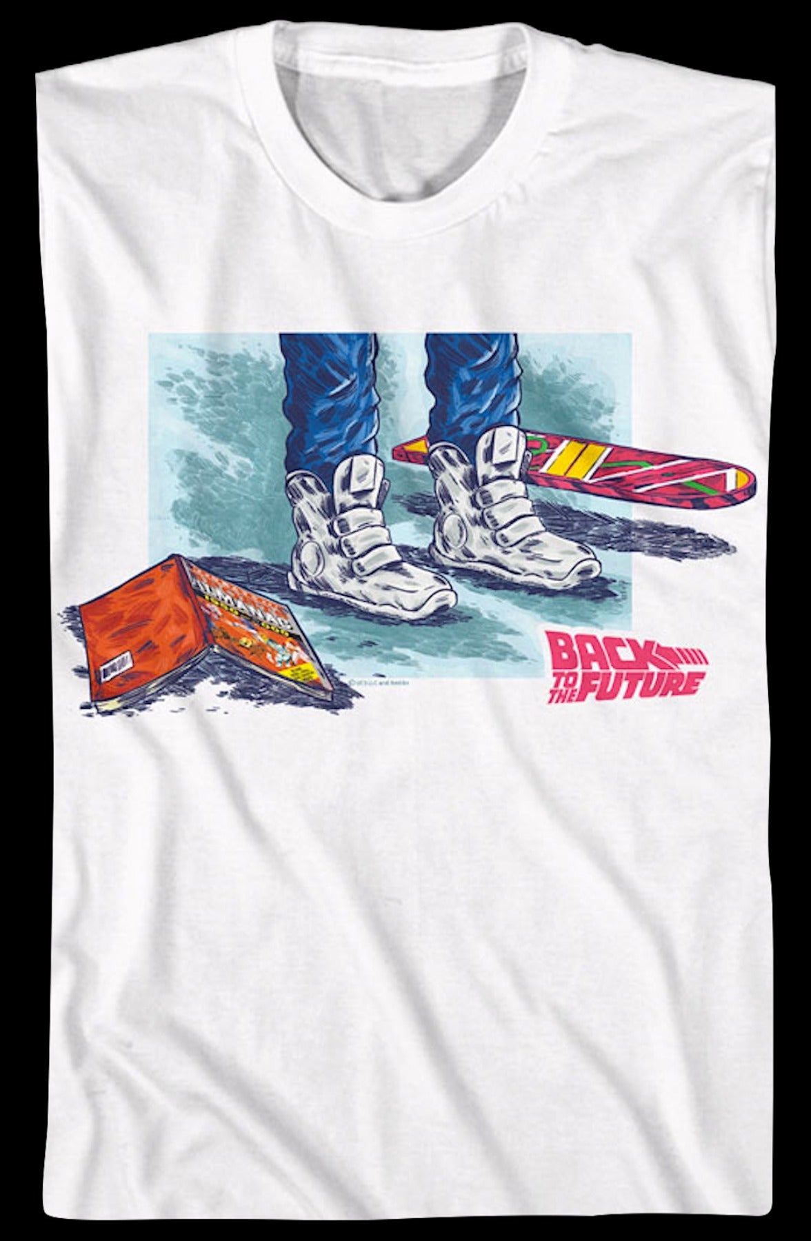 Marty's Sports Almanac Shoes Hoverboard Back To The Future T-Shirt