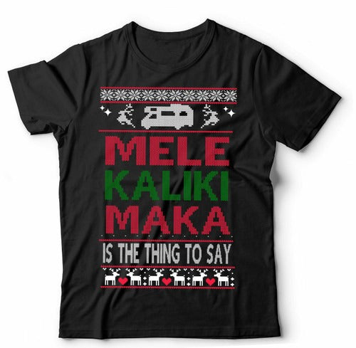 Mele Kalikimaka Funny Ugly Christmas Man's T-Shirt Tee