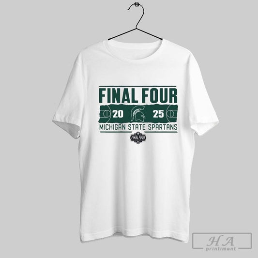Michigan State Spartans 2025 Ncaa Mens Basketball Tournament March Madness Final Four T Shirt