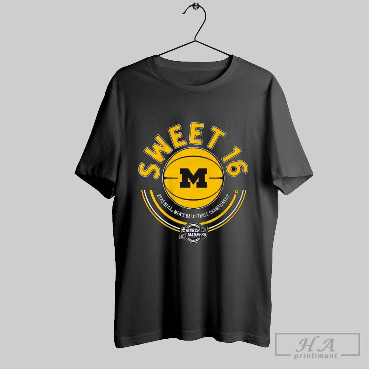 Michigan Wolverines Basketball Sweet 16 Ncaa Mens Basketball Championship March Madness 2025 T Shirt