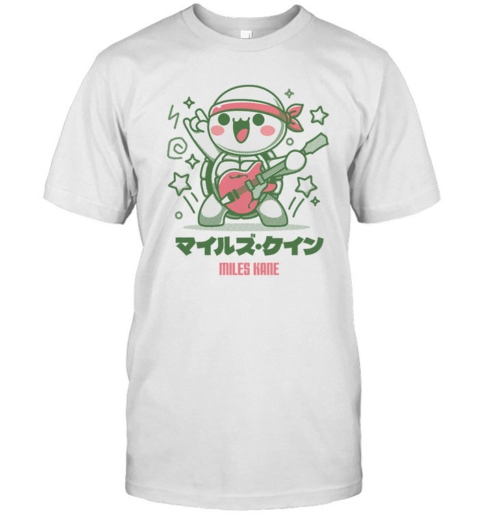 Miles Kane Turtle White Unisex T-Shirt