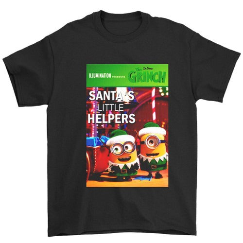 Minions The Santa Little Helpers Man's T-Shirt Tee