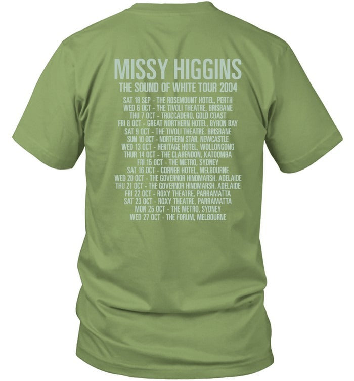 Missy Higgins Classic Missy The Sound Of White Green T Shirt