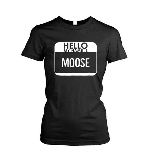 Moose Costume Funny Easy Halloween Outfit Animal Vintage Women's T-Shirt Tee