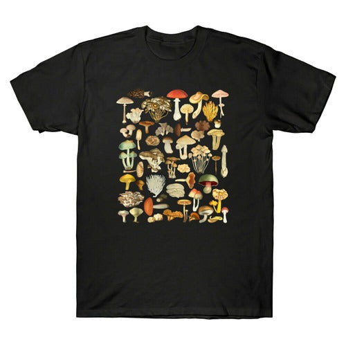 Mushroom Mycology Fungi Foraging Mushroom Whisperer Funny Graphic Man's T-Shirt Tee