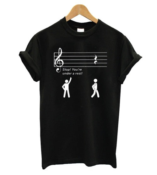 Music Notes Man's T-Shirt Tee