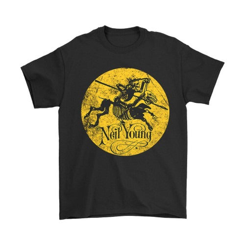 Neil Young El Caballo Loco Grunge Retro Man's T-Shirt Tee