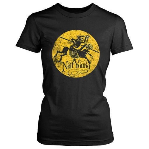 Neil Young El Caballo Loco Grunge Retro Women's T-Shirt Tee