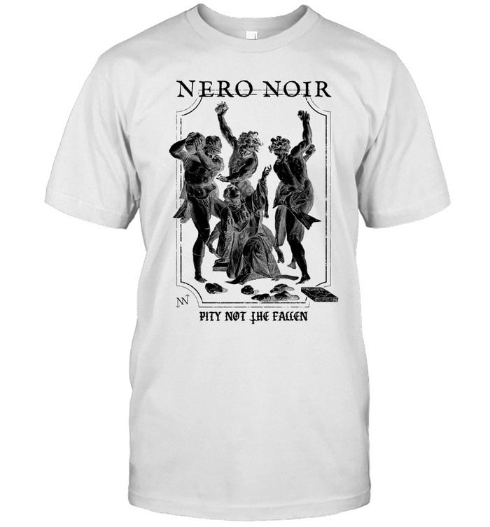 NeroNoir Pity Not The Fallen 2025 White T Shirt