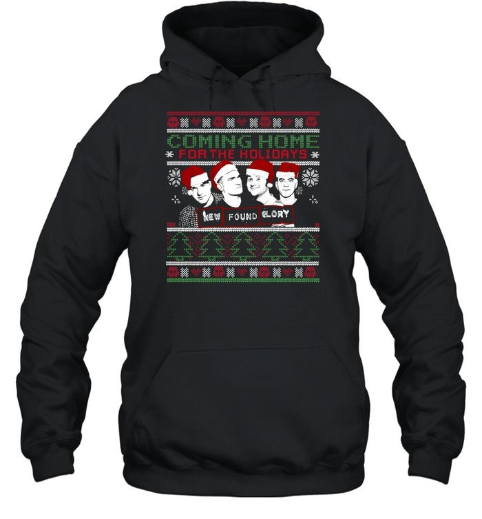 New Found Glory Band Ugly Holiday Pullover Unisex Hoodie