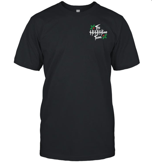 New T Shirt The Home Team The Ho Ho Ho Team Santa Christmas