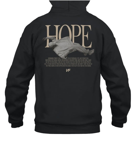 Nf Real Music HOPE Heavyweight Black Unisex Hoodie