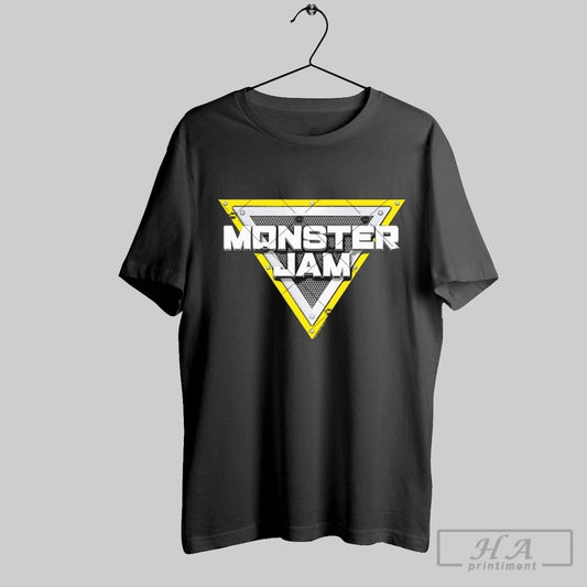 Official Monster Jam Motorsports Metal Logo Shirt
