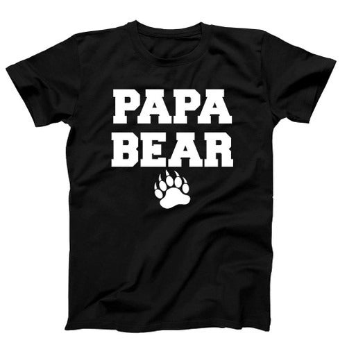 Papa Bear Funny Cute Fathers Day Gift New Dad Man's T-Shirt Tee