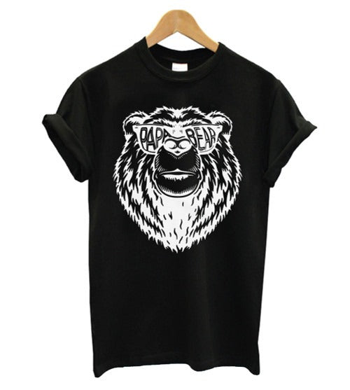 Papa Bear Quote Man's T-Shirt Tee