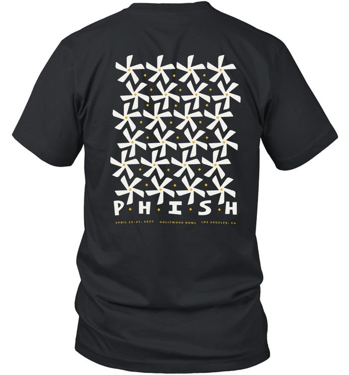 Phish Hollywood Bowl Los Angeles, CA Apr 25-27 2025 Tour T Shirt