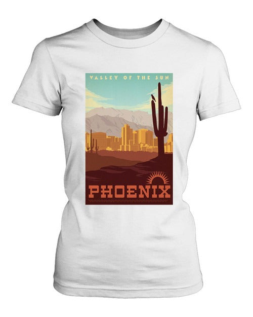 Phoenix Valley Of The Sun Women's T-Shirt Tee