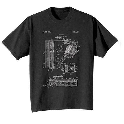 Piano Logo Man's T-Shirt Tee