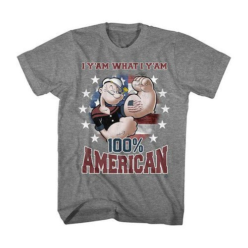 Popeye 100 American Man's T-Shirt Tee
