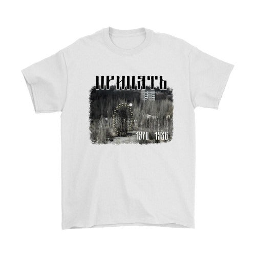 Pripyat Chernobyl Memorial Man's T-Shirt Tee