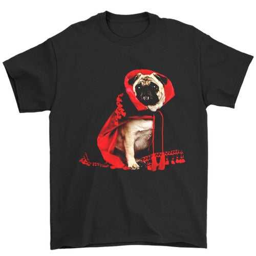 Pug Vampire Funny Man's T-Shirt Tee