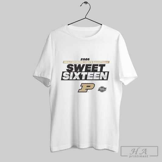 Purdue Boilermakers Win Mcneese State Ncaa Division I Mens Basketball Sweet Sixteen 2025 B1g March Madness T Shirt