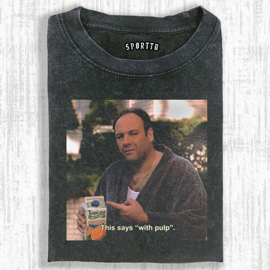 RETRO STYLE SOPRANOS GRAPHIC T-SHIRT Style012