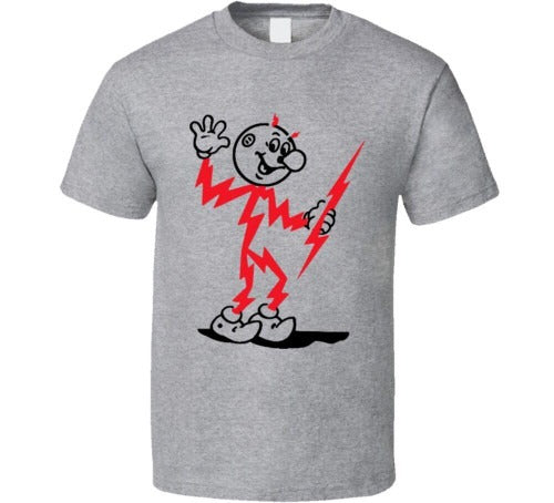 Reddy Kilowatt Retro Energy Mascot Man's T-Shirt Tee