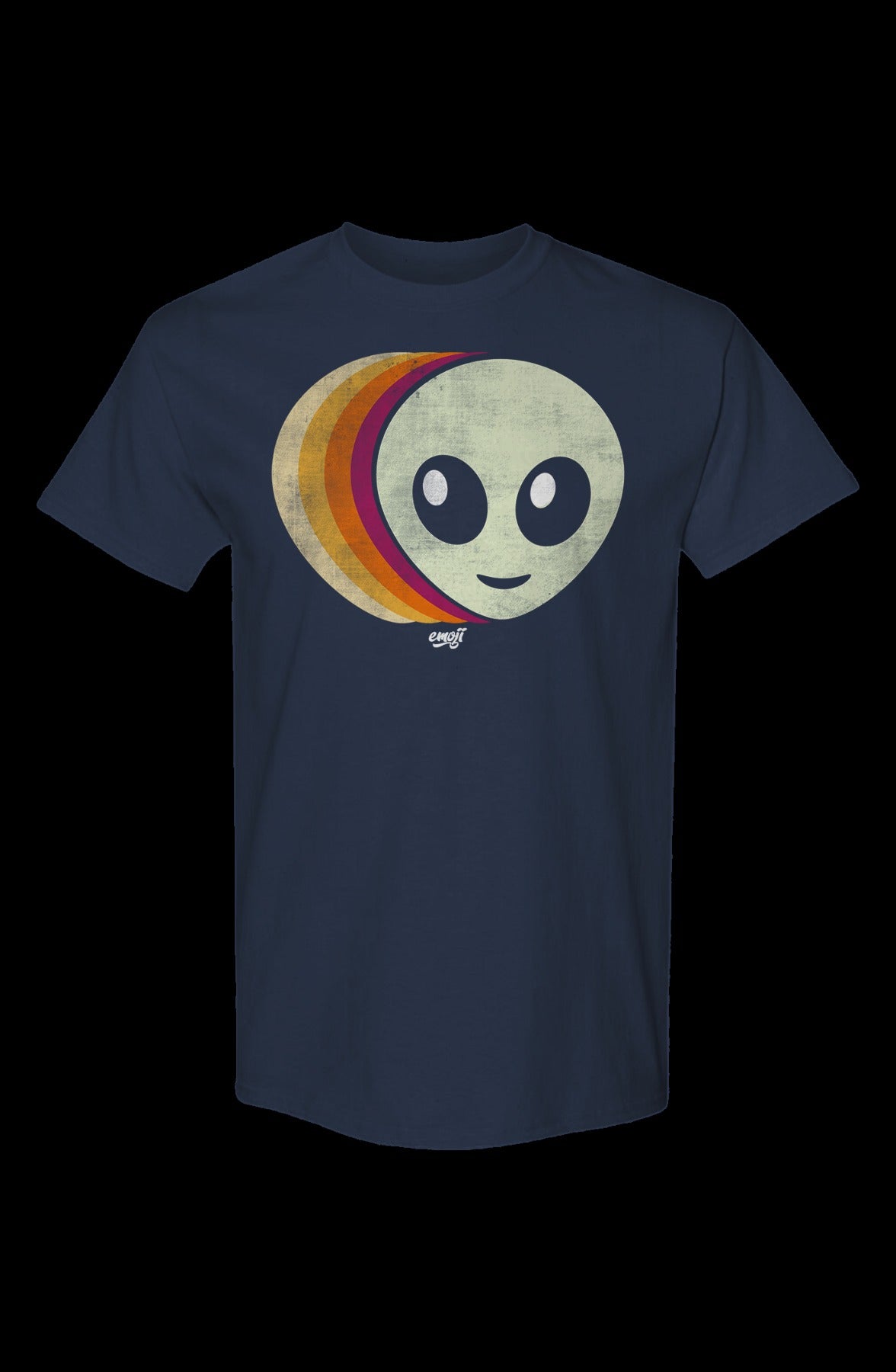 Retro Alien Face Emoji T-Shirt