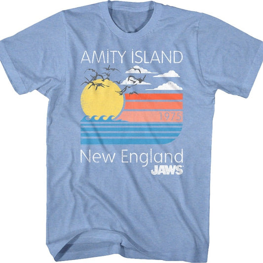 Retro Amity Island Jaws T-Shirt