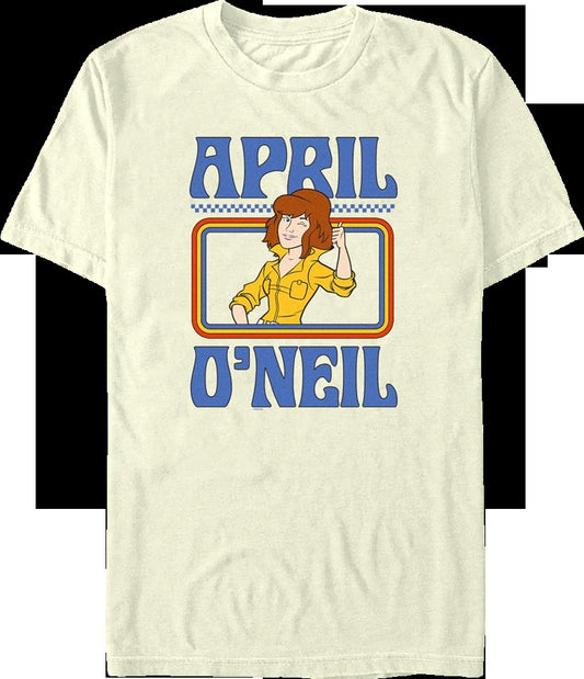 Retro April O'Neil Teenage Mutant Ninja Turtles T-Shirt