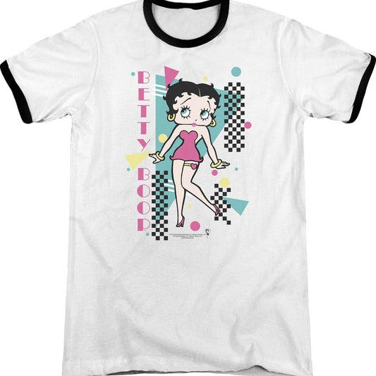 Retro Betty Boop Ringer Shirt