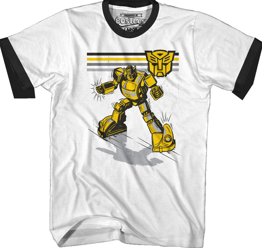 Retro Bumblebee Transformers Ringer Shirt