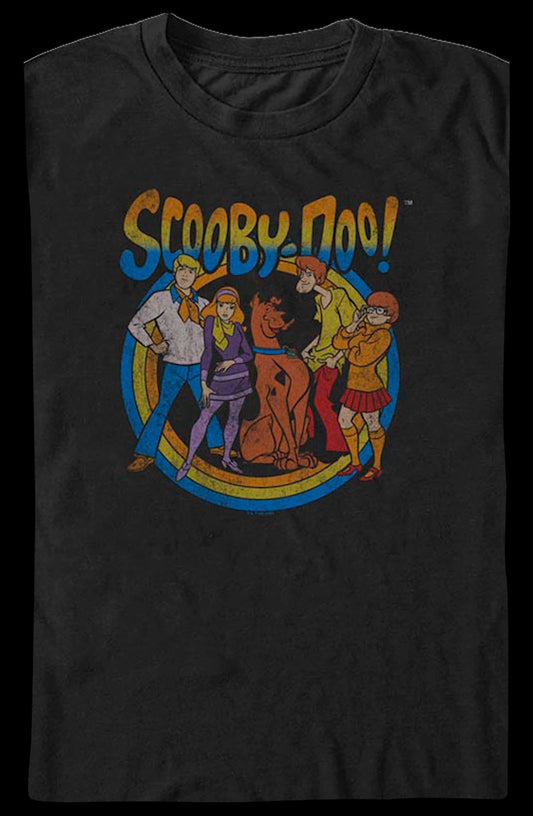 Retro Circle Scooby-Doo T-Shirt