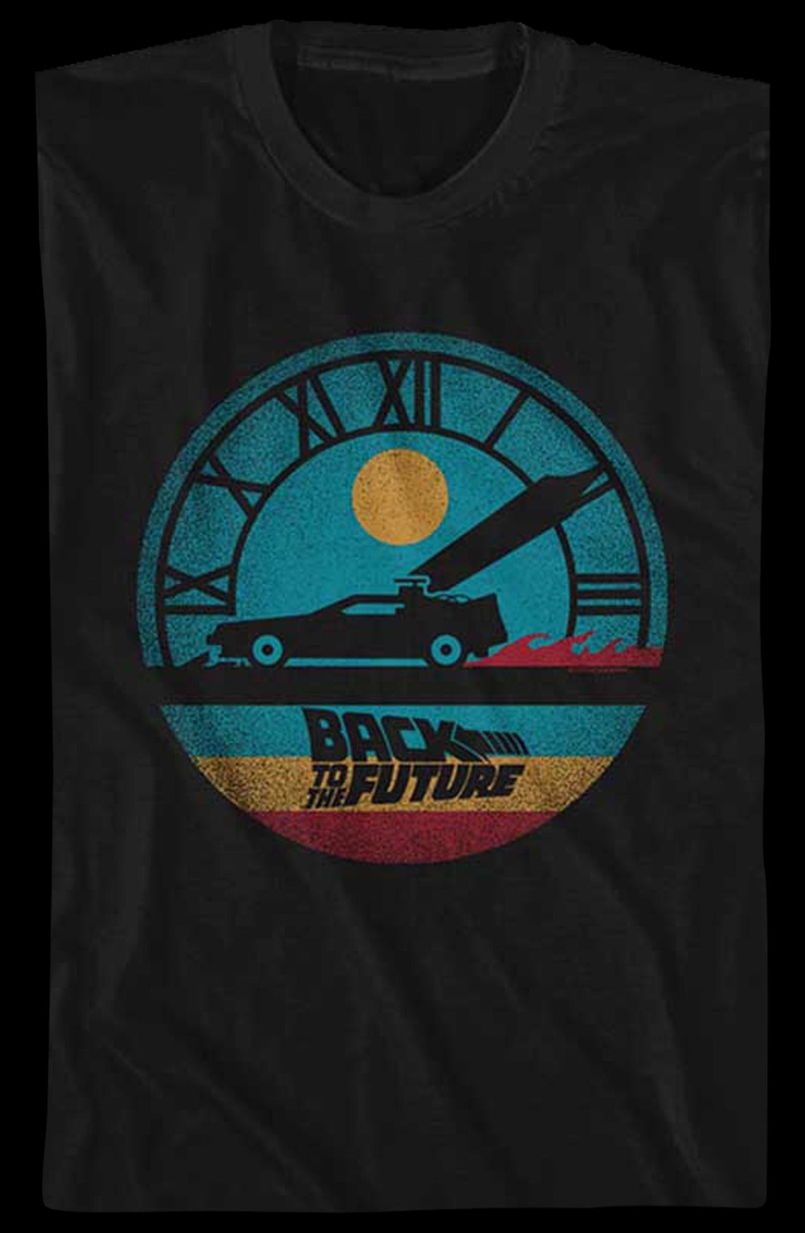 Retro Clock Back To The Future T-Shirt